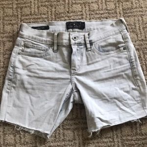 Summer Jean cutoff washed out grey